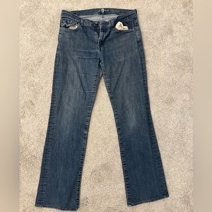 Seven for all Mankind bootcut jeans.